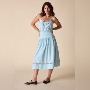 St. Roche Winona Skirt in Duck Egg Blue